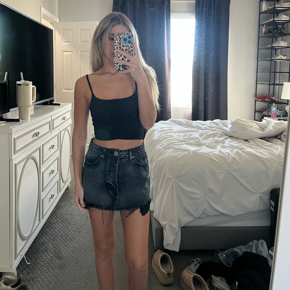 Denim skirt